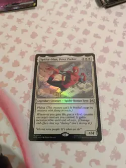 Spider-Man, Peter Parker - 0004 - M - Foil - MTG - Marvel's Spider-Man - NM/M - Image 4
