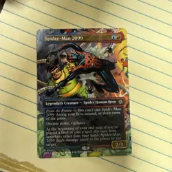 Spider-Man 2099 (0205) - Borderless RARE MTG Marvel's Spider-Man English - Image 1