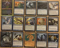 Budget Casual MTG COMMANDER Deck Blue Green Wheels With Nael, Avizoa Aeronaunt - Image 1