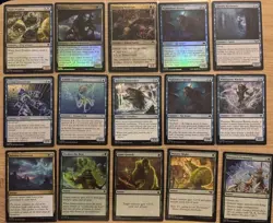 Budget Casual MTG COMMANDER Deck Blue Green Wheels With Nael, Avizoa Aeronaunt - Image 3