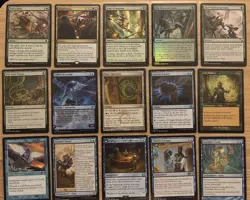 Budget Casual MTG COMMANDER Deck Blue Green Wheels With Nael, Avizoa Aeronaunt - Image 4