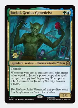 Jackal, Genius Geneticist FOIL NM |MTG Marvel UB (SPM)#131| Simic EDH Commander - Image 1