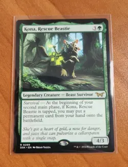 Magic MTG Kona, Rescue Beastie DSK 0299 Regular Rare - NM condition - Image 1