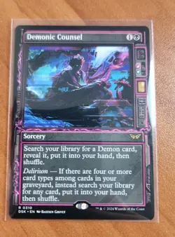 Magic MTG Demonic Counsel DSK 0310 Showcase Regular Rare - NM condition - Image 1