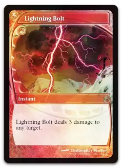 Lightning Bolt (Future Sight) #1 (Foil) (NM) Secret Lair Drop SLD Magic MTG - Image 1