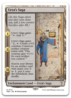 Urza's Saga (White Border) #114 (NM) Mystery Booster 2 MB2 Magic MTG - Image 1