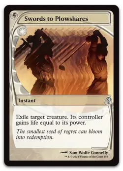 Swords to Plowshares (Future Sight) #153 (NM) Mystery Booster 2 MB2 Magic MTG - Image 1