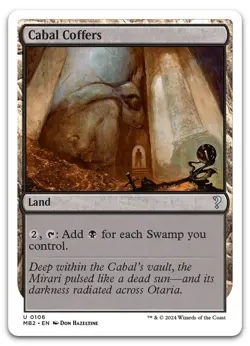 Cabal Coffers (White Border) #106 (NM) Mystery Booster 2 MB2 Magic MTG - Image 1