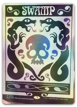 Swamp (0890) (Rainbow Foil) #890 (NM) Secret Lair Drop SLD Magic MTG - Image 1