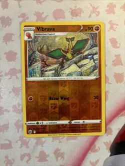 🚀Vibrava 075/172 Reverse Holo Rare Brilliant Stars Pokemon Cards TCG Mint - Image 1