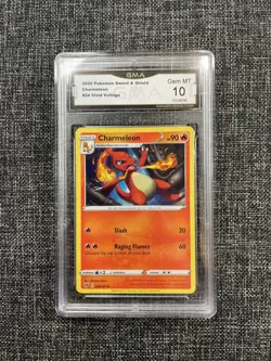 GMA 10 Charmeleon #024/185 - 2020 Pokemon SWSH Sword Shield Vivid Voltage - Image 1