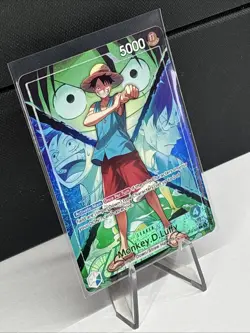One Piece Monkey.D.Luffy (022) (Alternate Art) OP16-022 The Time of Battle Foil - Image 2