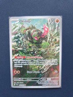 Pokemon TCG Okidogi Holo Illustration Rare Card Shrouded Fable 074/064 - Image 1