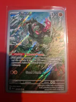 OKIDOGI 074/064 Shrouded Fable Illustration Rare Pokemon TCG Card - Image 1
