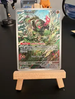 Pokemon TCG Okidogi Holo Illustration Rare Card Shrouded Fable 074/064 - Image 1