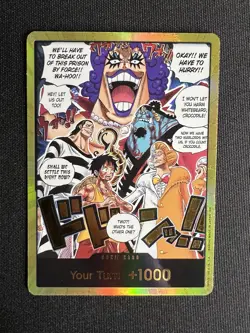 One Piece DON!! Your Turn +1000 English Foil Alternate Art Card OP16 NM - Image 1