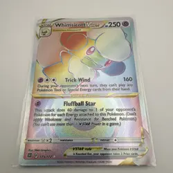 Whimsicott VSTAR 175/172 Brilliant Stars (Secret) Rare Holo Pokemon Card - Image 3
