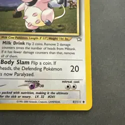1st Edition Miltank 41/111 - Neo Genesis - Pokemon Card - Pack fresh - Image 4