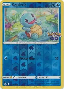Squirtle 15/78 Reverse Common Pokemon GO Pokemon Cards - Image 1