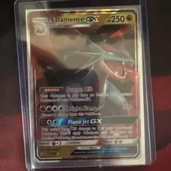 Salamence GX 44/70 Dragon Majesty Holo Card NM-Mint Condition - Image 3