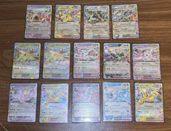 POKEMON TCG Lot Of 14 SCARLET & VIOLET ERA Rainbow EX Cards - Image 1