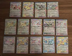 POKEMON TCG Lot Of 14 SCARLET & VIOLET ERA Rainbow EX Cards - Image 2