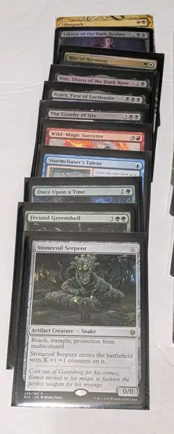 34 Magic the Gathering Cards, Rare and Mythic Rare, M/NM, Mixed Sets - Image 4