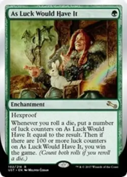 As Luck Would Have It x1 - Unstable - NM-Mint, English - Unstable - Image 1