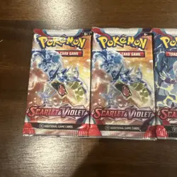 Lot Of 5 Pks Pokemon Scarlet& Violet Booster Pack - 10 Cards / Pack- Random Art - Image 2