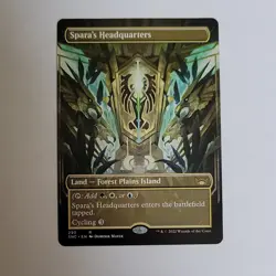 Magic The Gathering Spara's Headquarters SNC Rare Borderless Land EN Mayer - Image 1