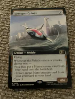 Avengers Quinjet - Hammer Of Nazahn Extended Art Marvel Super Heroes Mtg Nm 0426 - Image 1