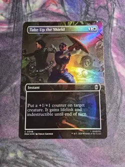 Take Up the Shield (Borderless) Marvel Super Heroes Foil - Image 1