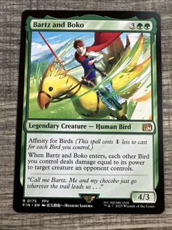 MTG Bartz and Boko NON-FOIL NM 175 FINAL FANTASY Magic the Gathering - Image 1