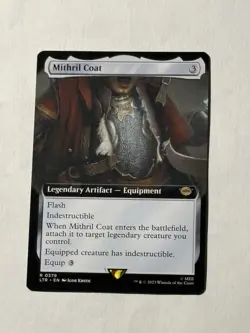 Mithril Coat Extended Art LTR 379 (MTG LOTR Tales of Middle Earth 2023) - Image 1