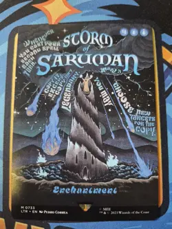 Storm of Saruman | Poster Non-Foil | Lord of the Rings - MTG - Image 1