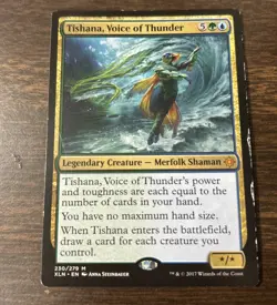 MTG Magic the Gathering Tishana, Voice of Thunder (230/317) Ixalan LP - Image 1