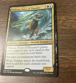 MTG Magic the Gathering Tishana, Voice of Thunder (230/317) Ixalan LP - Image 3