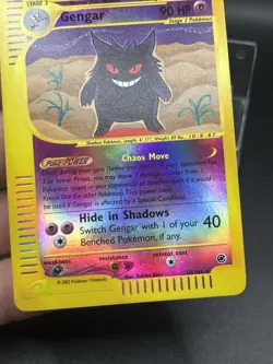 Pokemon TCG Gengar 48/165 Expedition Base Set Reverse Holo English 2002 - Image 3