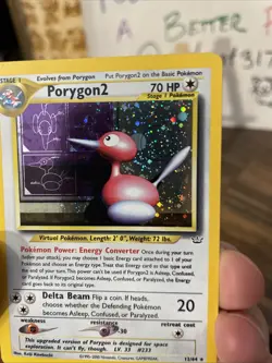 ✨ Pokemon Porygon2 #12 Neo Revelation Double” Holo Error CLEAN ✨ - Image 2
