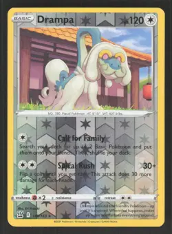 Pokemon TCG Battle Styles Reverse Holo Drampa #119/163 - Image 1