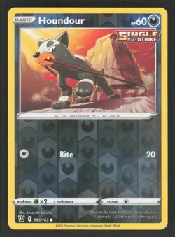 Pokemon TCG Battle Styles Reverse Holo Houndour #095/163 - Image 1