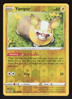 Pokemon TCG Battle Styles Reverse Holo Yamper #052/163 - Image 1