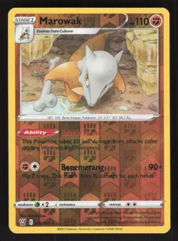Pokemon TCG Battle Styles Reverse Holo Marowak #070/163 - Image 1