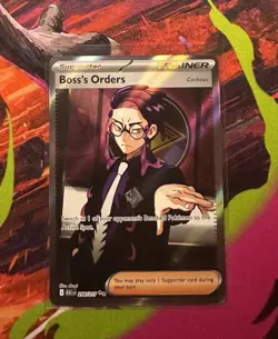 Boss’s Orders 256/217 Ultra Rare Full Art Pokemon TCG Ascended Heroes NM - Image 1