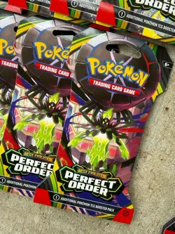 lot of 20 pokemon perfect order mega evolution trading card packs new sealed - Image 2