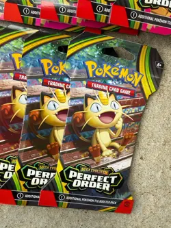 lot of 20 pokemon perfect order mega evolution trading card packs new sealed - Image 5
