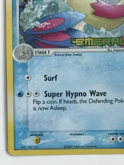 Pokemon TCG Milotic 8/106 Emerald Reverse Holo Stamp Milotic Dragon Frontiers - Image 5