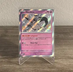 Pokemon TCG Mimikyu 160/091 SV Paldean Fates Shiny Rare Holo English 70 HP - Image 2