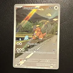 Kangaskhan 204/182 SV10 Destined Rivals Illustration Rare Full Art Holo ENG - Image 1