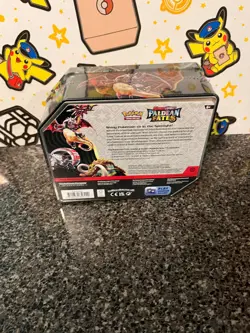 Pokemon TCG - Paldean Fates Great Tusk ex tin - Sealed - Image 3